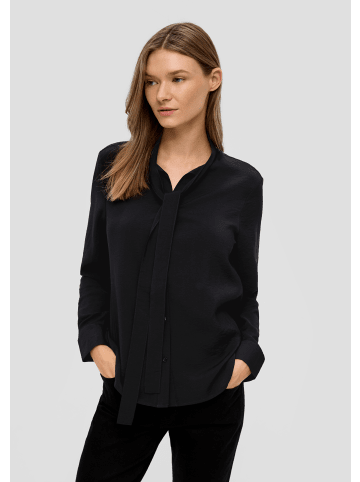 s.Oliver Bluse langarm in Schwarz