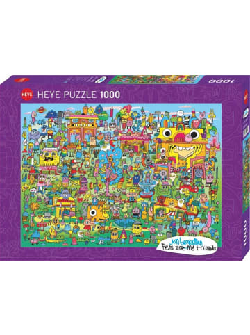HEYE Doodle Village Puzzle 1000 Teile