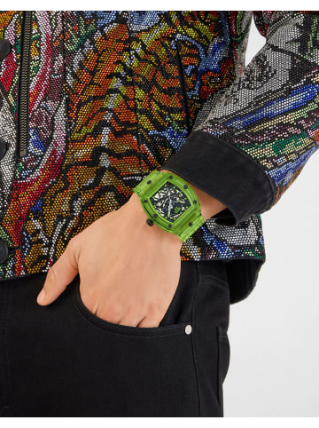 Philipp Plein Automatikuhr für Herren in Grün