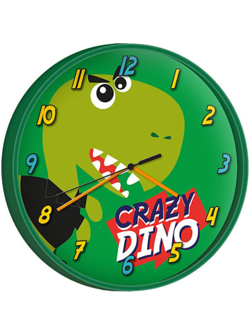 Kids Licensing Dino Wanduhr mit einem lustigen T-Rex 3 Jahre