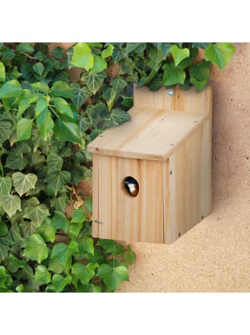 relaxdays 2 x Nistkasten-Bausatz in Natur - (B)14 x (H)23 x (T)18 cm