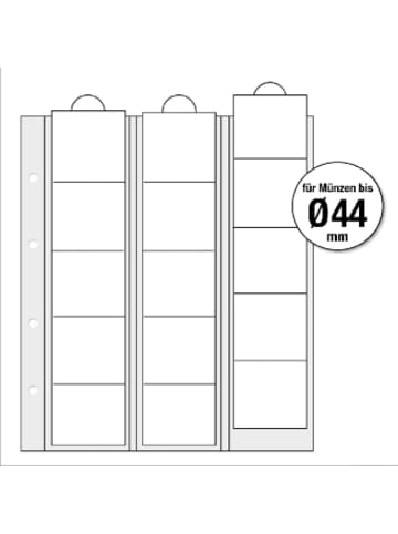 Schwäbische Albumfabrik Papeterie/PBS - Ergänzungsblätter für alle Premium-Münzalbe