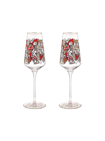 Goebel Sektglas " Britto- All We Need Is Love " in Bunt