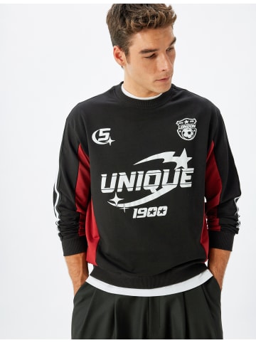 KOTON Sweatshirt in Schwarz
