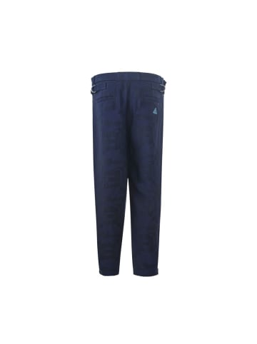 Emporio Armani Blau Leinen Casual Hose