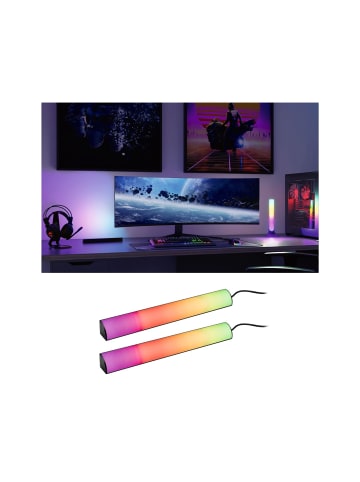paulmann LED Streifen EntertainLED Lightbar Set 2x30cm in schwarz