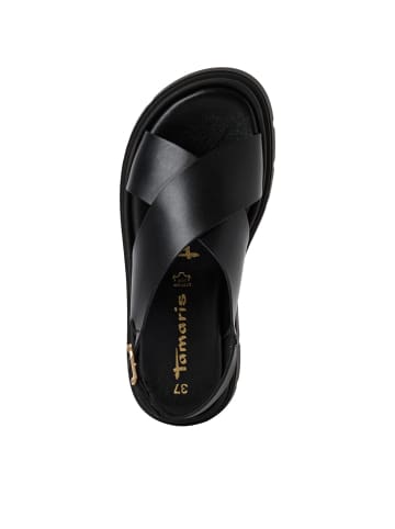 Tamaris Schaftsandalen in Schwarz