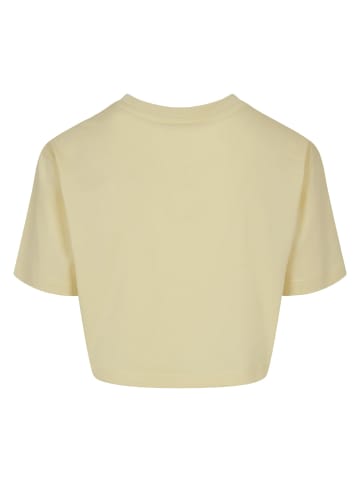 Urban Classics Cropped T-Shirts in softyellow