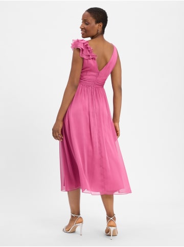 SWING Kleid in himbeer - 0001