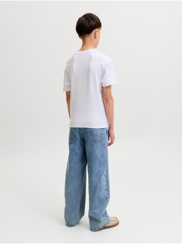 JACK & JONES Junior Baggy Jeans Jjidave in blue denim