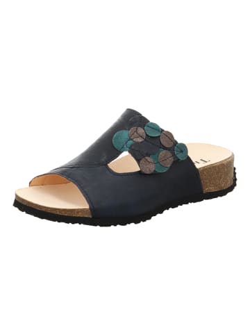 Think! Tieffußbett Pantolette MIZZI DAMEN in Navy/Kombi