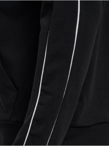Hummel Hoodie "Pulse Piping Zip Hoodie" in Schwarz