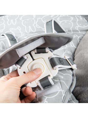 roba Treppenhochstuhl 'Born Up' Set 2in1 - 'Miffy' - mit Liegefunktion - Taupe