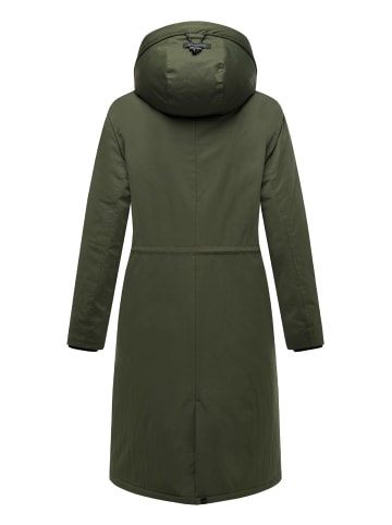 Marikoo Kurzmantel Ledalaa 16 in Dark Olive