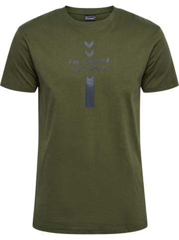 Hummel Hummel T-Shirt S/S Hmlactive Multisport Herren in OLIVE NIGHT