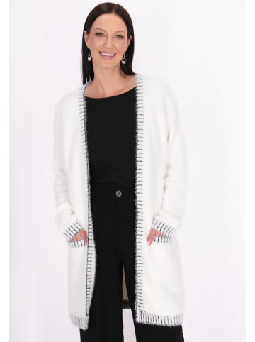 Albee Women Cardigan in Wollweiss Schwarz