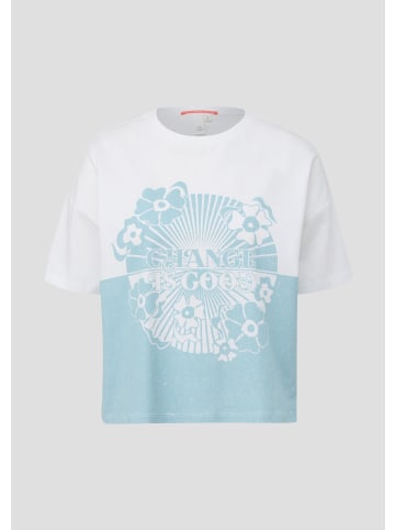 QS T-Shirt in 61D0_helles türkis