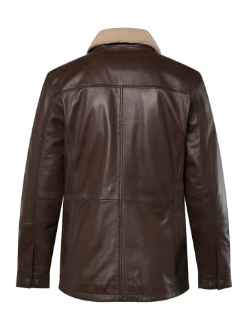 Boston Park Lederjacke in braun