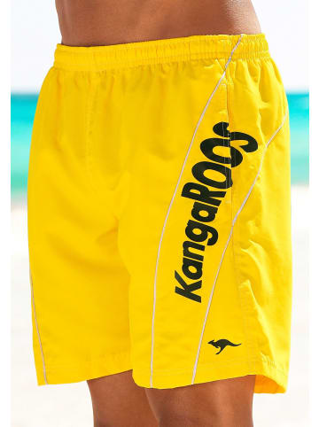 Kangaroos Badeshorts in gelb