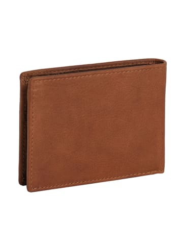 The Chesterfield Brand Walid Geldbörse RFID Schutz Leder 12 cm cognac