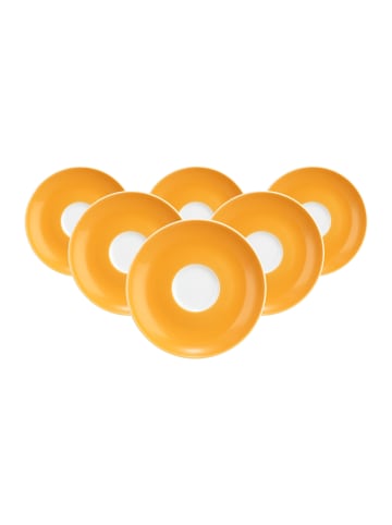 Seltmann Weiden 6er Set Espressountertassen Liberty Pure Colors in ø 12 cm in Mango Orange