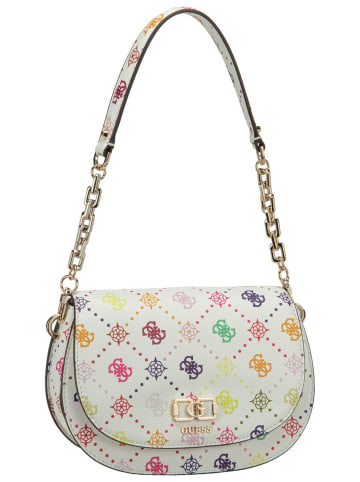 Guess Handtasche Emelie Logo Flap Shoulder in Multi Logo