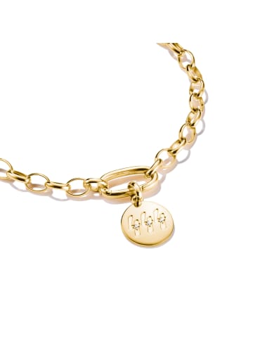 Thomas Sabo Charm-Anhänger Engelzahl 444 Mit Steinen Connect in gold, weiß