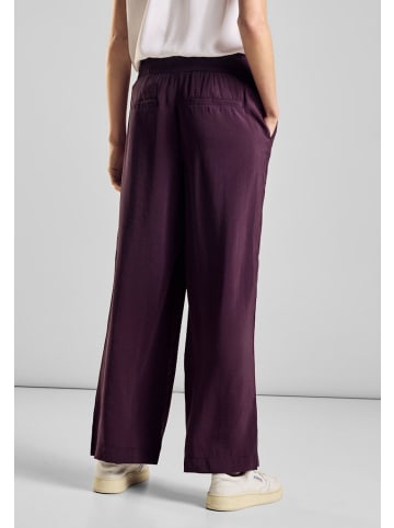 Street One Wide Leg Hose in Violett