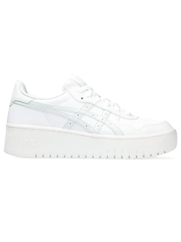 asics Turnschuhe in white/pure aqua