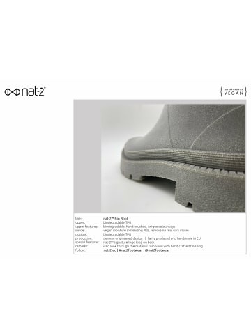 Nat-2 Stiefel für Herren in grau