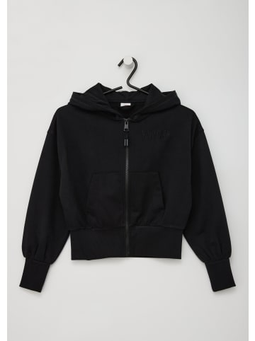 s.Oliver Sweatshirt Jacke langarm in Schwarz
