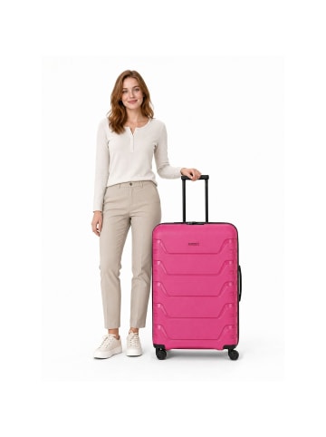 Smartbox Edition 01 4 Rollen Trolley 76 cm mit Dehnfalte pink
