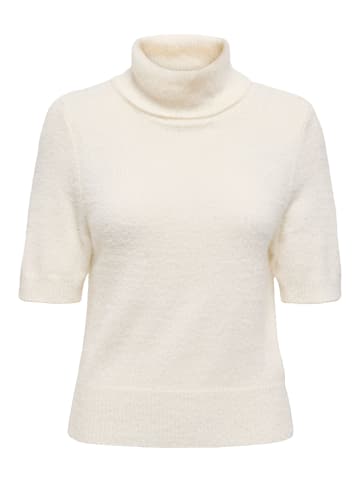 ONLY Strickpullover ONLPIUMO SS HIGHNECK KNT in Cloud Dancer
