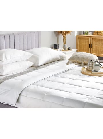 Beliani Bettdecke KOUTRA in Weiß - (W) 135 x (H) 2 x (L) 200 cm