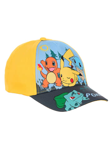 Pokémon Pikachu Cap Kinder Basecap Jungen in Gelb