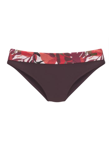 LASCANA Bikini-Hose in rot bedruckt