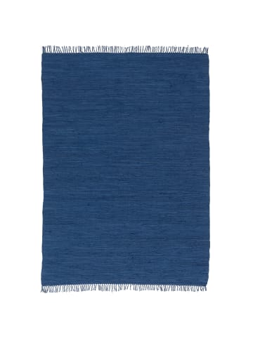 Pergamon Natur-Teppich Jolly Cotton in dunkelblau
