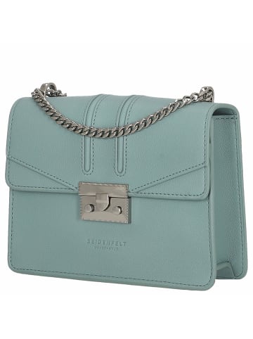 Seidenfelt Roros - Schultertasche 21 cm (soft cream) in dusty aqua
