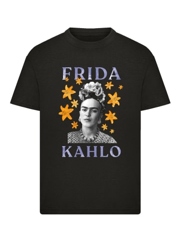 F4NT4STIC T-Shirt Frida Kahlo Star Graphic in schwarz
