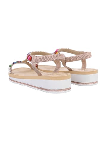 Ital-Design Sandale & Sandalette in Champagner