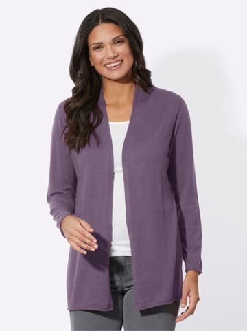 Sieh an! Strickjacke in feige-meliert