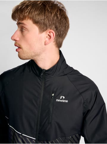 Newline Reißverschluss Jacke Nwlpace Herren in BLACK BELUGA AOP
