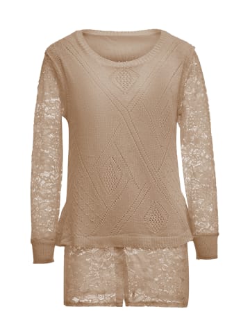 Albee Women Strickpullover in Taupe