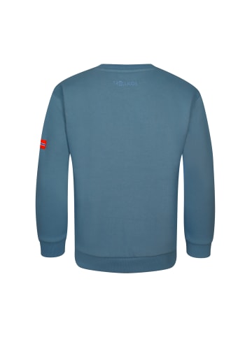 Trollkids Sweatshirt "Trolltunga" in Stahlblau