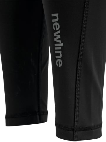 Newline Verstellbare Taille Leggings Reflektierend Logo Kids Core Kinder in BLACK