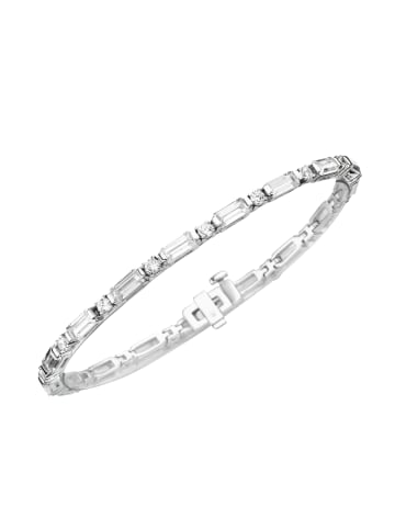 Giorgio Martello Milano Armband Mit Zirkonia in Weiss