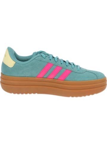 adidas Schnürschuhe in powder teal/shock pink/yellow
