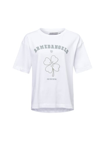 armedangels T-Shirt Giannaa Fortune in weiß schilf - 0001