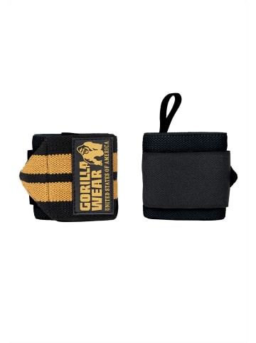 Gorilla Wear Handgelenkbandagen - Pro - Schwarz/Gold