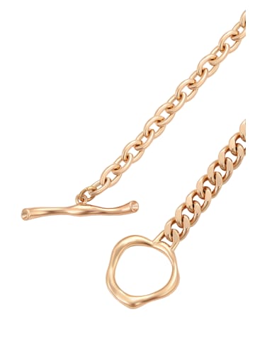 faina Women Crystal-Studded Chain Link Bracelet in Rose Gold Turquoise